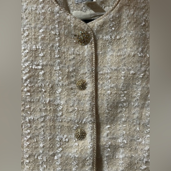 Worth Collective Gold Thread Tweed Jacket - Picture 3 of 9